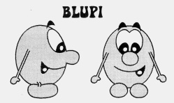 Blupi character - registered trademark